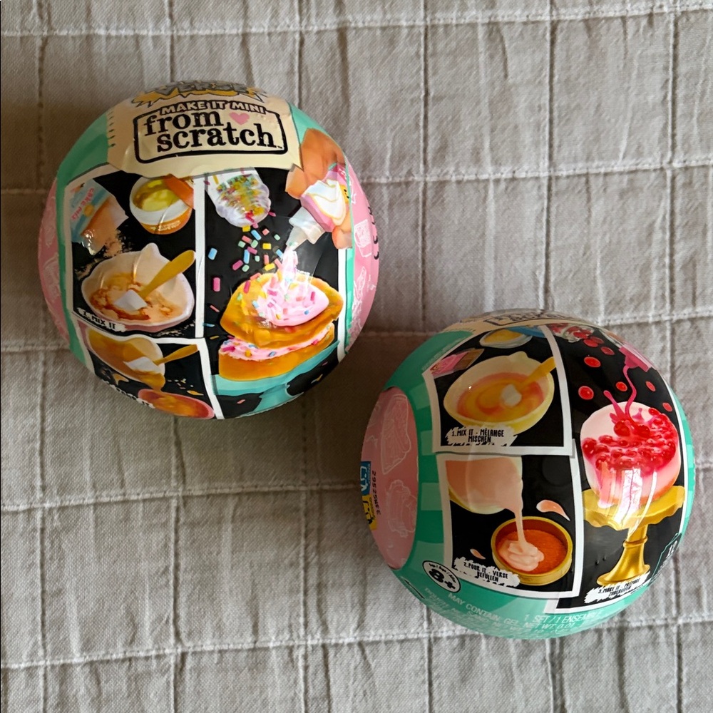 NWT Make It Mini From Scratch Food Surprise Balls